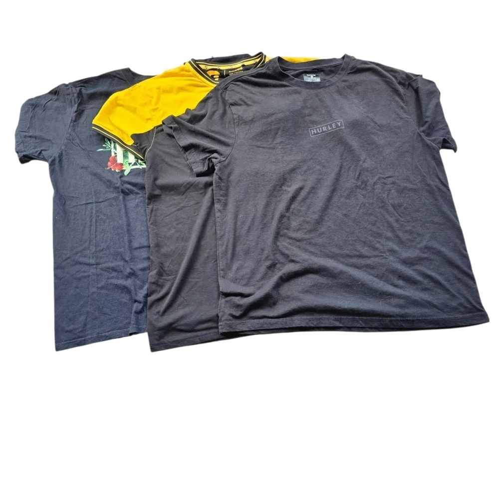 Bundle Of 3 Tshirts All Size L Hurley, American Rag - Picture 1 of 4